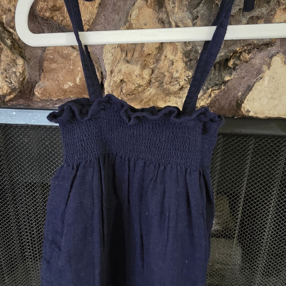 Jamie Kay Navy Organic Muslin Playsuit Jumpsuit 3Yrs NWT - Picture 4 of 9